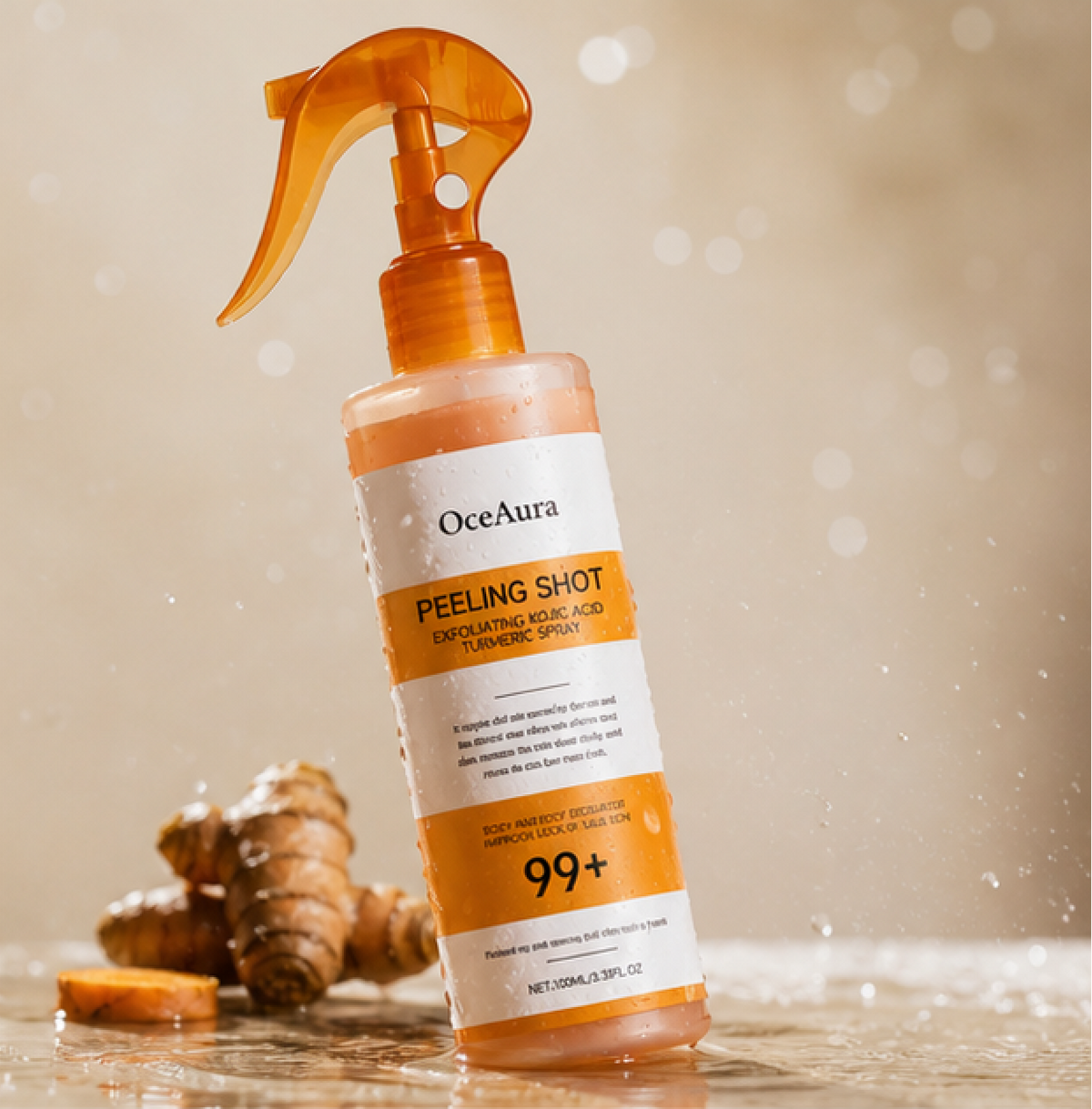 KIVORA Peel Shot | Kojic & Turmeric Exfoliating Spray